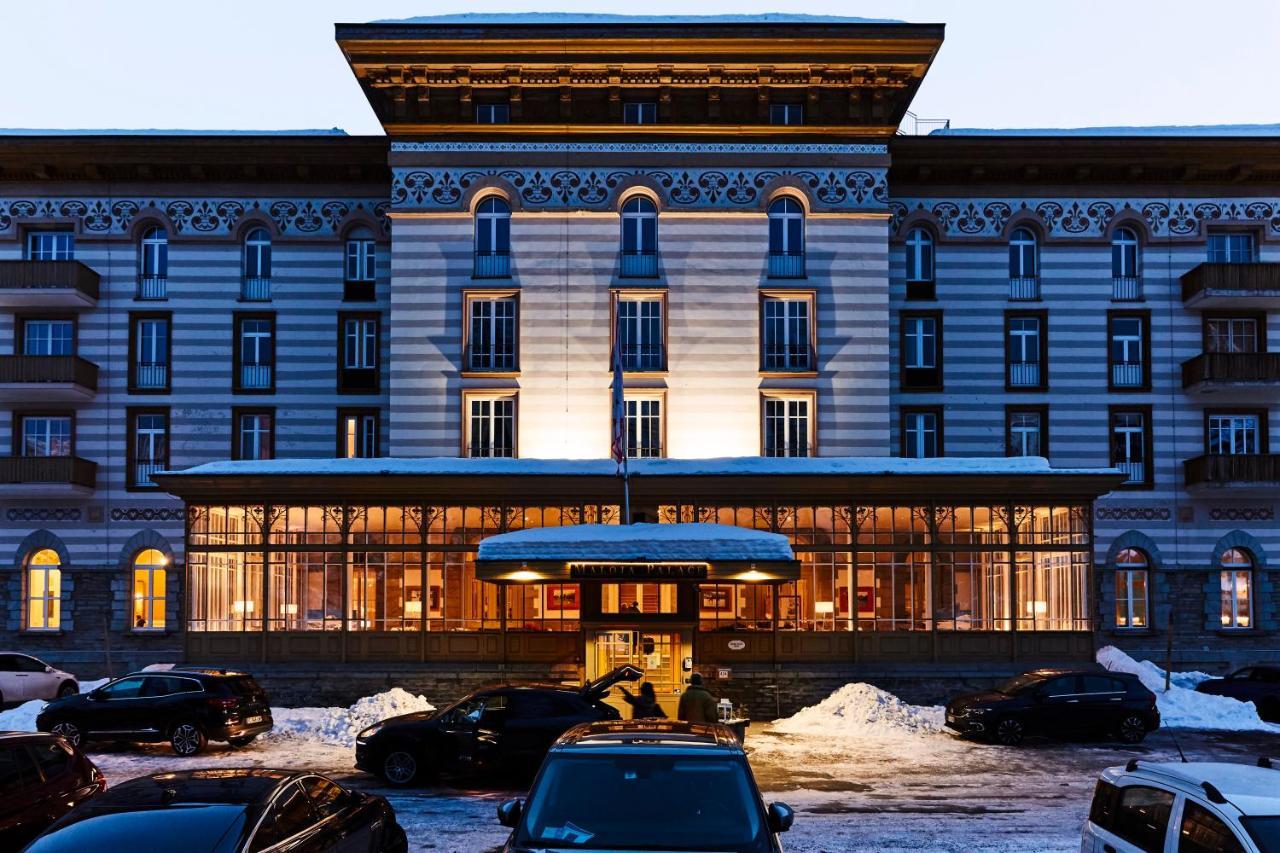 Maloja Palace Residence Engadin-St Moritz Co2-Neutral المظهر الخارجي الصورة